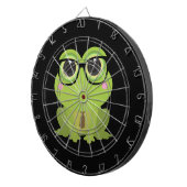 Frosch-Nerd Dartscheibe (Vorderseite rechts)