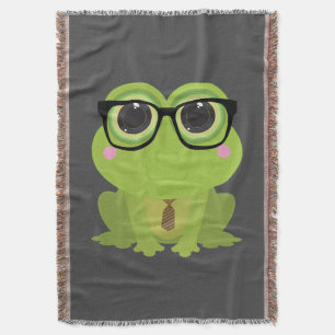 Frosch-Nerd Decke
