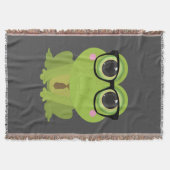 Frosch-Nerd Decke (Vorderseite)