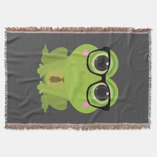 Frosch-Nerd Decke (Vorderseite)