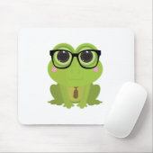 Frosch-Nerd Mousepad (Mit Mouse)