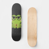 Frosch-Nerd Skateboard (Vorderseite)