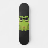 Frosch-Nerd Skateboard (Vorne)