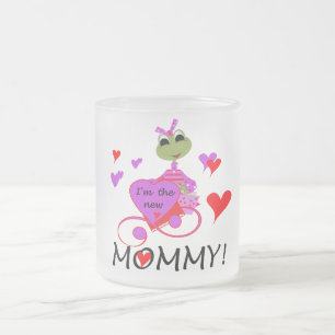 Frosch New Mommy T - Shirt und Geschenke Mattglastasse