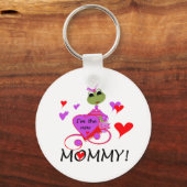 Frosch New Mommy T - Shirt und Geschenke Schlüsselanhänger (Vorderseite)
