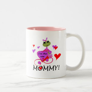 Frosch New Mommy T - Shirt und Geschenke Zweifarbige Tasse