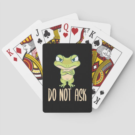 Frosch nicht Gefragt Spielkarten (Rückseite)