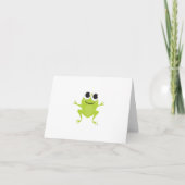 Frosch Notecard Karte (Vorderseite)