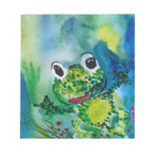 Frosch Notizblock (Vorderseite)