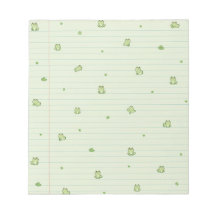 Frosch Notizblock