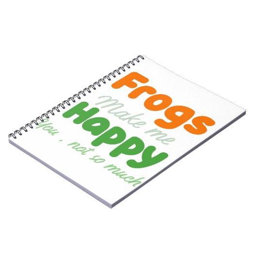 Frosch Notizblock (Linke Seite)