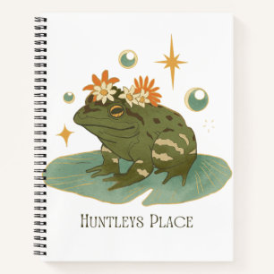 Frosch Notizbuch Huntleys Platz