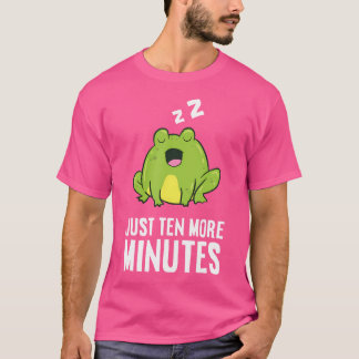 Frosch nur noch zehn Minuten Schlummeralarmfried T-Shirt