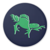 Frosch oder Toad Keramikknauf (Vorderseite)
