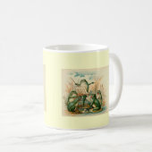 "Frosch-Orchester " Kaffeetasse (VorderseiteRechts)
