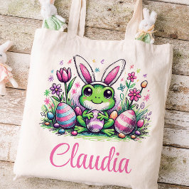 Frosch Osterkids Name Girls Bunny Tragetasche