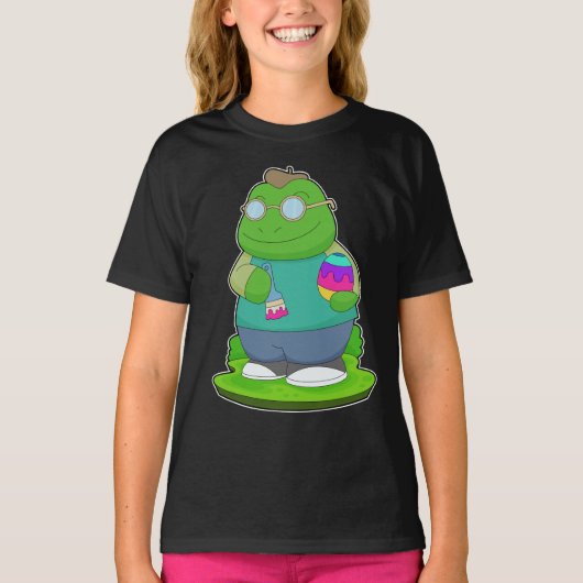 Frosch-Ostermaler T-Shirt (Vorderseite)