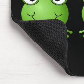 Frosch-Paare mit Herzen Mousepad (Ecke)