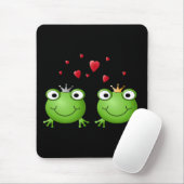 Frosch-Paare mit Herzen Mousepad (Mit Mouse)