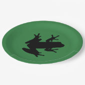 Frosch Pappteller (Schrägansicht)