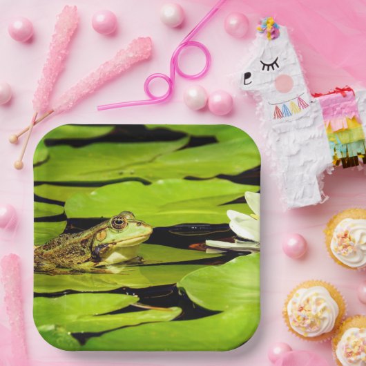 Frosch Pappteller (Party)