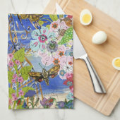 Frosch-Paradies-Geschirrtuch Handtuch (Viertel Falte)