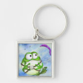 Frosch Paraglider Schlüsselanhänger Geschenk - Spa (Vorne)