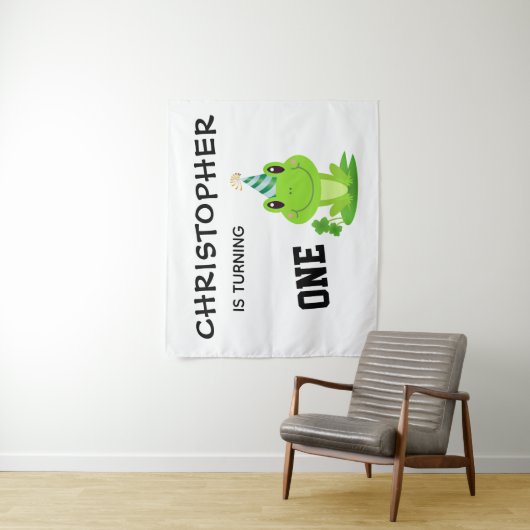 Frosch Party Erstgeburt Sumpf Grüner Frogg Wandteppich (Beispiel)