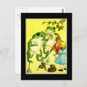 Frosch-Party Postkarte (Vorne/Hinten)