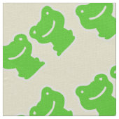 Frosch Pattern Stoff (Nahaufnahme)