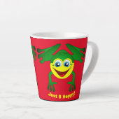 Frosch Pause Zeit Milchtasse (Rechte Ecke)