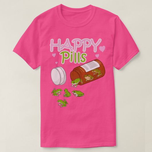 Frosch Pillen Frosch 1 T-Shirt (Design vorne)
