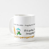 Frosch, Pilz, Frosch, heiße Schokolade Tasse (Vorderseite Links)