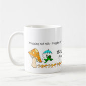 Frosch, Pilz, Froster Hot Milk Tasse (Links)
