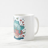 Frosch-Pilz-Haus Kaffeetasse (VorderseiteRechts)