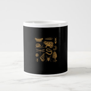 Frosch Pilz Motte Vintage Liebhaber Goblincore Jumbo-Tasse
