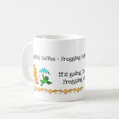 Frosch, Pilz, Tasse Frosch Kaffee (Vorderseite Links)