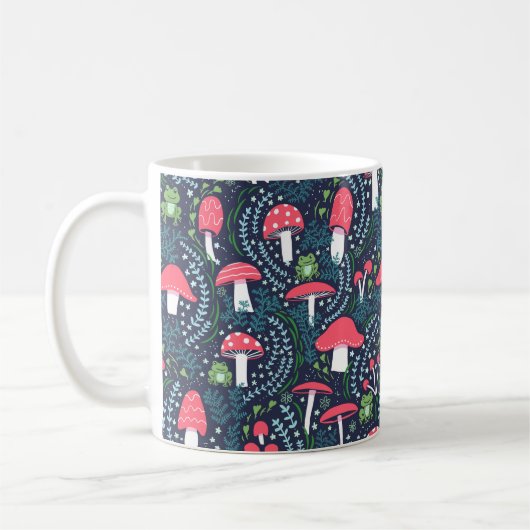 Frosch, Pilz und Toadstool Tasse (Links)