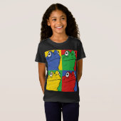 Frosch Pop art - Amphibien | Niedliche Schenkung T-Shirt (Vorne ganz)