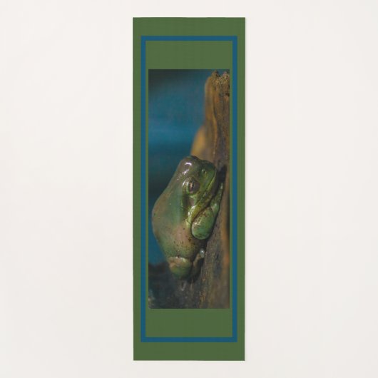 Frosch-Pose Yogamatte (Vorderseite)