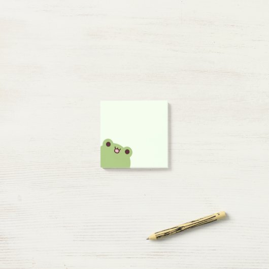 Frosch Post-it Klebezettel (Auf Schreibtisch)