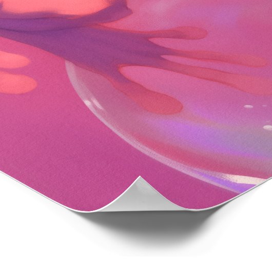 Frosch Poster (Ecke)