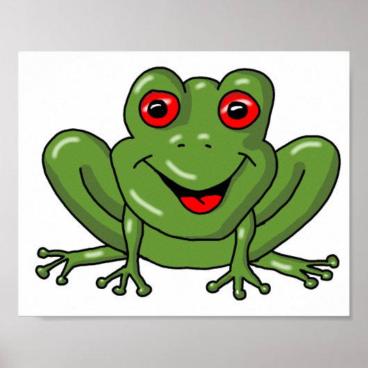 Frosch Poster (Vorne)