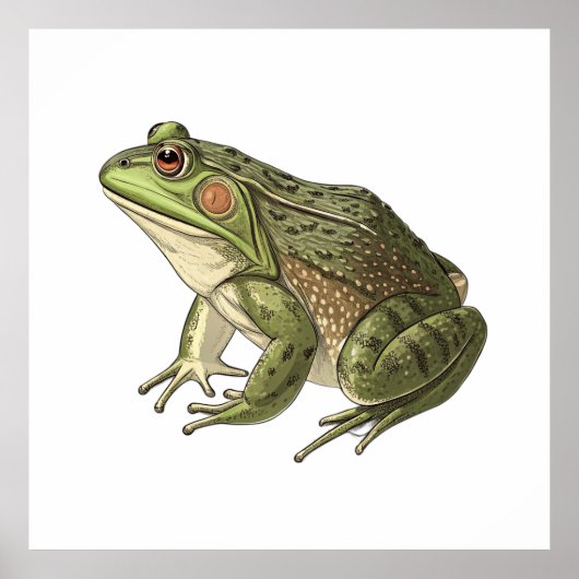 Frosch Poster (Vorne)