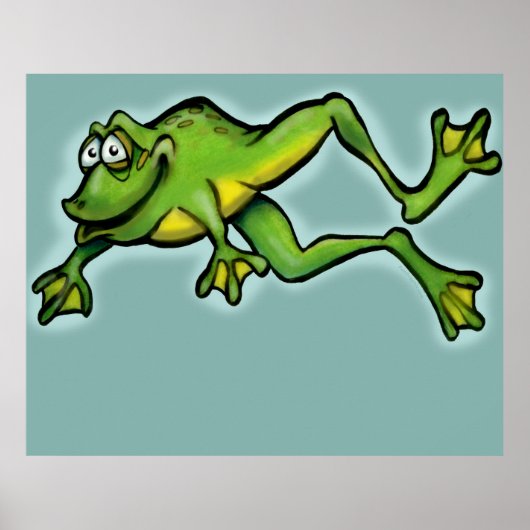 Frosch Poster (Vorne)