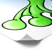 Frosch Poster (Ecke)