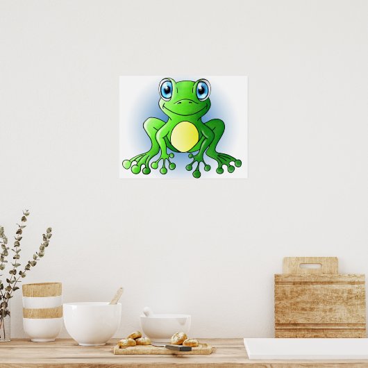 Frosch Poster (Küche)