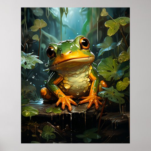 Frosch Poster (Vorne)