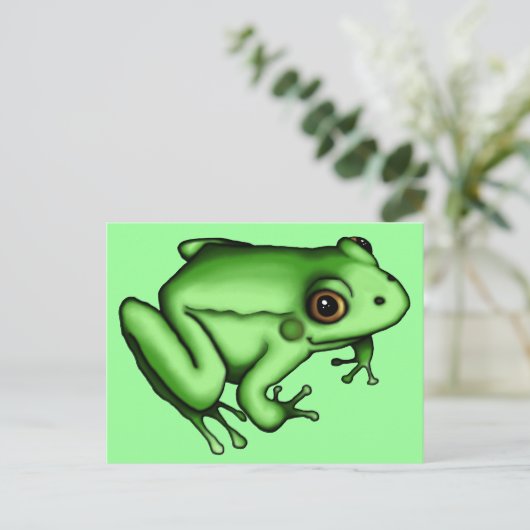 Frosch, Postkarte (Stehend Vorderseite)