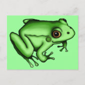 Frosch, Postkarte (Vorderseite)
